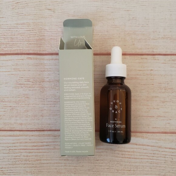 Hugh & Grace Restoring Face Serum Vitamin C and E  Rejuvenate 1 fl. oz 28 ml - Picture 6 of 8